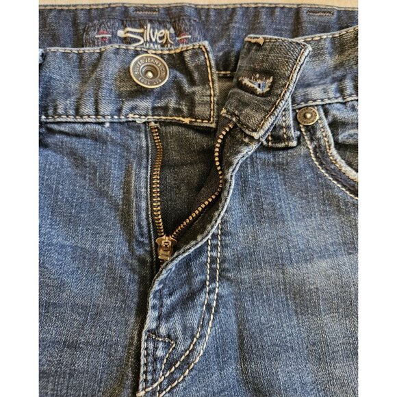 Silver Jeans Eddie Women's Size 34/32 Blue Denim - Picture 3 of 12